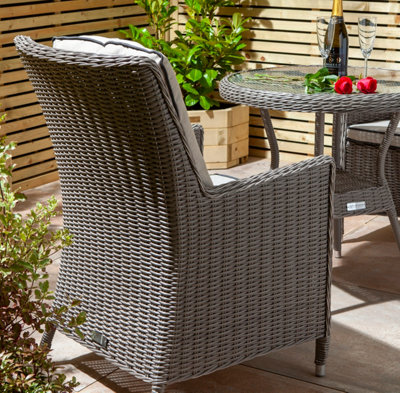 Rowlinson Prestbury Bistro Set Natural Stone