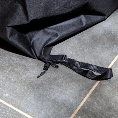 Rowlinson Rectangular Garden Furniture Set Cover Black 1.25m x 0.85m x 0.8m - 5