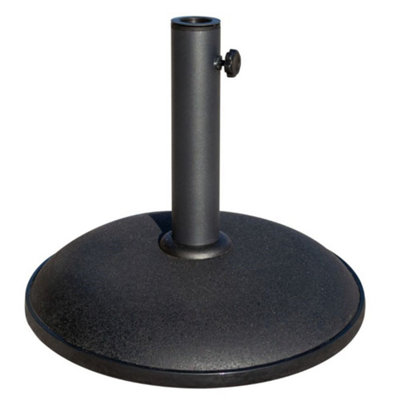 Rowlinson Round Parasol Sun Umbrella Base Weight Black 15kg