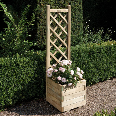 Rowlinson Square Planter with Lattice