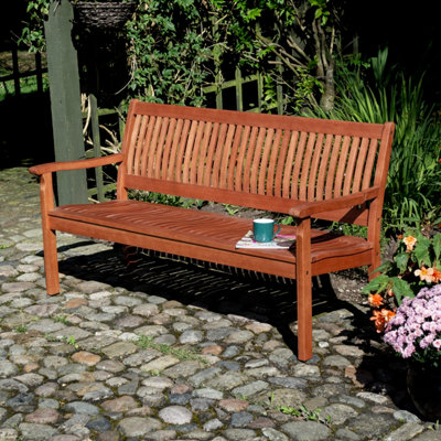 Rowlinson Willington Hardwood Bench 1.5m