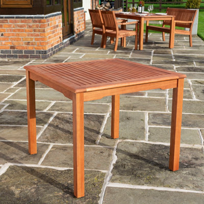 Rowlinson Willington Hardwood Square Table 90cm