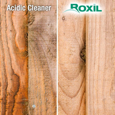 Roxil 100 Cleaner - 1 x 5L & Sprayer - for Wood & Patio 5 Litre and Sprayer Kit
