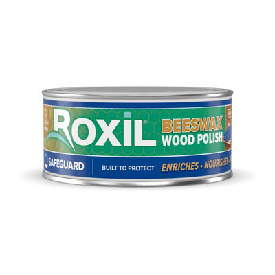 Roxil Beeswax Polish (300g) for Wood Furniture & Ornaments - Multipurpose Waterproof Natural Beeswax Blend