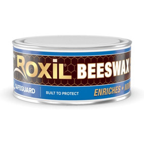 Roxil Beeswax Polish (300g) for Wood Furniture & Ornaments - Multipurpose Waterproof Natural Beeswax Blend