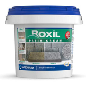 Roxil Patio Cream - 10 Year Weatherproofing, High-Strength Paving and Patio Seal (3 Litre)