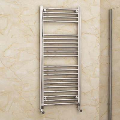 Royal Bathrooms Arno Heated Towel Rail 1200 x 600mm Straight Ladder - Chrome