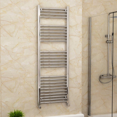 Royal Bathrooms Arno Heated Towel Rail 1600 x 600mm Straight Ladder - Chrome