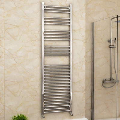 Royal Bathrooms Arno Heated Towel Rail 1800 x 600mm Straight Ladder - Chrome