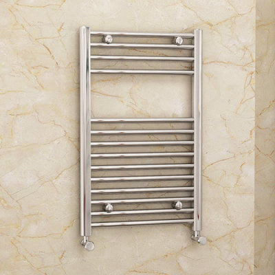 Royal Bathrooms Arno Heated Towel Rail 800 x 600mm Straight Ladder - Chrome