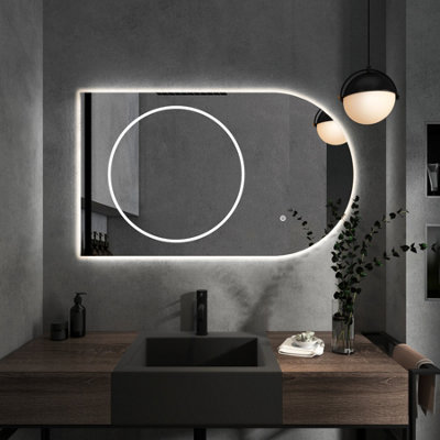 Royal Bathrooms Avalon 1000 x 600mm LED Illuminated Bathroom Mirror - Anti-Fog