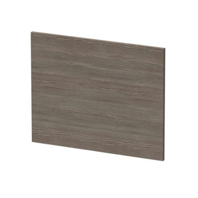 Royal Bathrooms Turin 700mm Grey Elm MDF L-Shaped Shower Bath End Panel ...