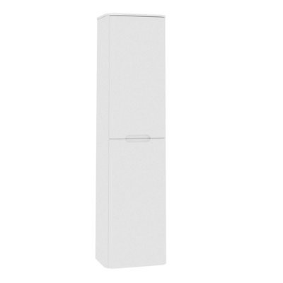 Royal Bathrooms Venice 1400 x 350mm Gloss White 2-Door Groove Handle ...