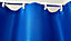 Royal Blue Diamond Polyester Shower Curtain 180x180cm