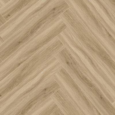 Royal Click Pro Herringbone - Natural Oak LVT Luxury Vinyl Flooring 1 ...