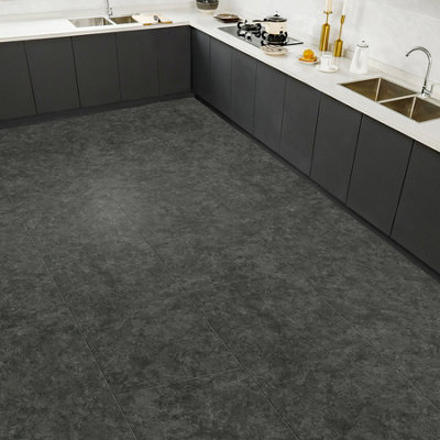 Royal Click Pro Tile - Graphite Stone LVT Luxury Vinyl Flooring 2.5m² ...