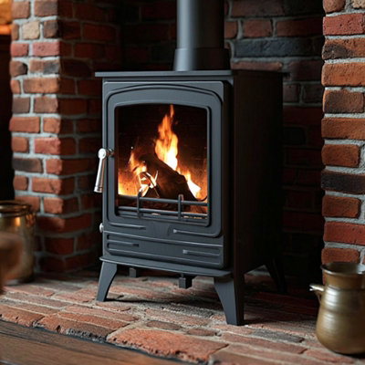 Royal Fire™ 4.2kW Steel Eco Multifuel Stove | DIY at Bu0026Q