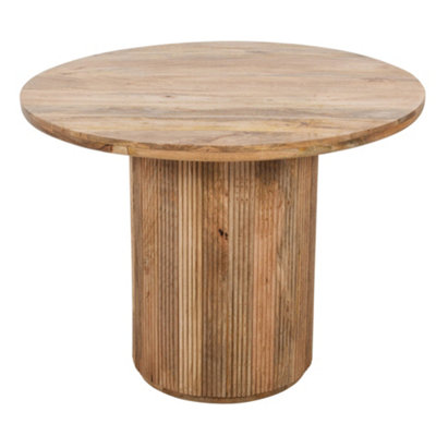 Royal Natural Solid Wood Round Dining Table