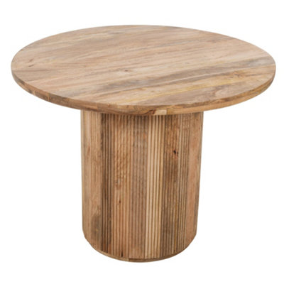 Royal Natural Solid Wood Round Dining Table