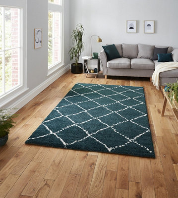 Royal Nomadic 5413 Dark Green Rug - 160 x 230