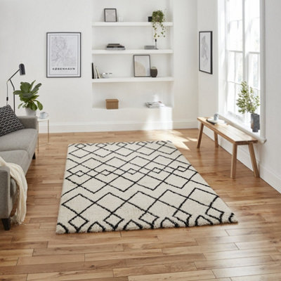 Royal Nomadic A638 White/Black Rug 120 x 170