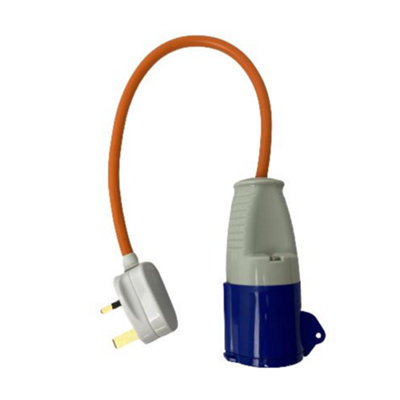 Royal Premium UK Mains Adapter Conversion Lead Caravan Motorhome 100% ...