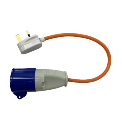 Royal Premium UK Mains Adapter Conversion Lead Caravan Motorhome 100% ...