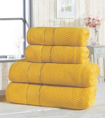 Royal Velvet 2 Piece Bath Towel Bale Ochre