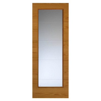 Royale VT5 Oak Glazed Internal Door