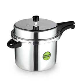 Royalford 10L Aluminium Pressure Cooker with Induction Base Cooking Steamer