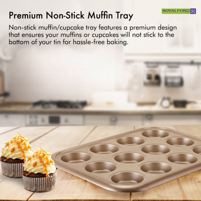 Non stick muffin clearance tray