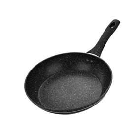 Royalford 22Cm Smart Fry Pan with Durable Granite Coating, Forged Aluminium Non-Stick Frying Pan Induction Hob Egg Omelet Pan