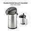 Royalford 4L Airpot Insulated Vacuum Thermal Flask Jug Tea Coffee Urn, Stainless Steel