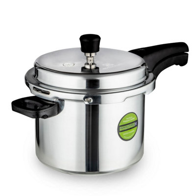 Royalford 5L Aluminium Pressure Cooker Induction Base DIY at B Q