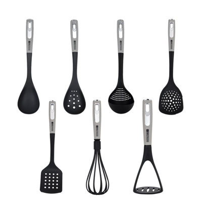 Royalford 7 PC Nylon Kitchen Utensil Set for Cooking