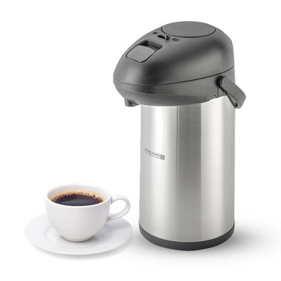 VonShef Thermal Airpot Carafe Coffee Beverage Dispenser Stainless