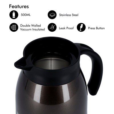 Stainless steel carafe sales