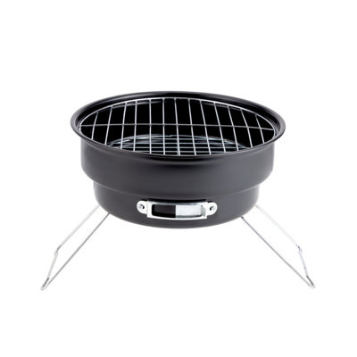 Royalford Compact Charcoal BBQ - Round Charcoal BBQ Stand with Grill ...