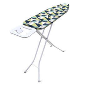 Royalford Foldable Ironing Board, Adjustable Height & Iron Rest Cotton Cover 96.5 x 30.5 cm