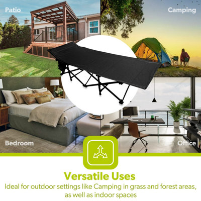 Royalford Folding Camping Beds for Adults, Heavy Duty Portable Bed