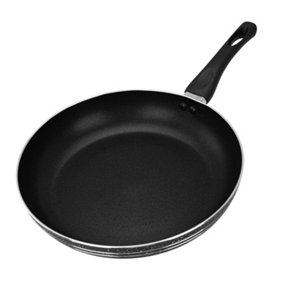 Royalford Fry Pan, 30 Cm Aluminium Non-Stick Frying Pan Induction Hob Egg Omelet Pan Saute Pan with 3-Layer