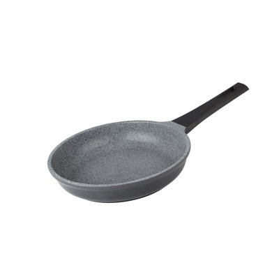 Royalford Frying Pan with Durable Marble Coating, 28CM Die-Cast Aluminium Skillet