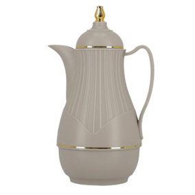 Royalford Glass Vacuum Flask Tea Carafe Jug 1000ML Insulated Coffee Carafe