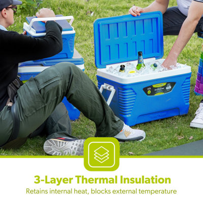 ROYALFORD Ice Cooler Box Set of 5L, 25L, & 50L Boxes Camping Picnic ...