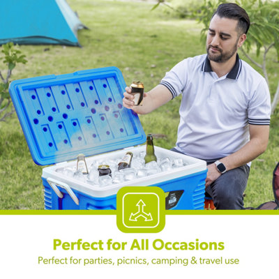 ROYALFORD Ice Cooler Box Set of 5L, 25L, & 50L Boxes Camping Picnic ...