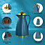 Royalford Insulate Vacuum Flask Tea Carafe 1L Airport Jug, Blue