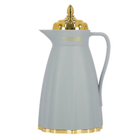 Royalford Insulate Vacuum Flask Tea Carafe 1L Airport Jug, Grey