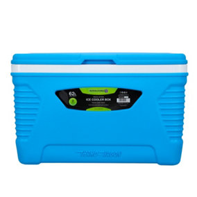 Royalford Insulated Ice Cooler Box, 3 Layer Thermal Insulation Chiller Box, Portable Ice Box, Robust Cool Box for Camping Picnic