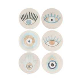 Rozi Amulet Collection Side Plates, Set of 6