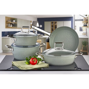 Rozi Artemis Collection 7-Piece Non-Stick Granite Cookware Set